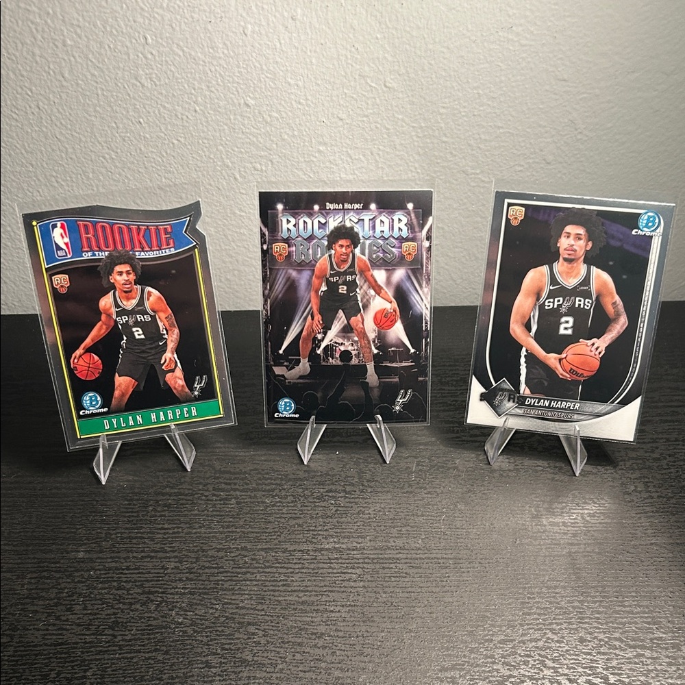 Dylan Harper Basketball Rookie Card Topps Bowman Basketball San Antonio Spurs